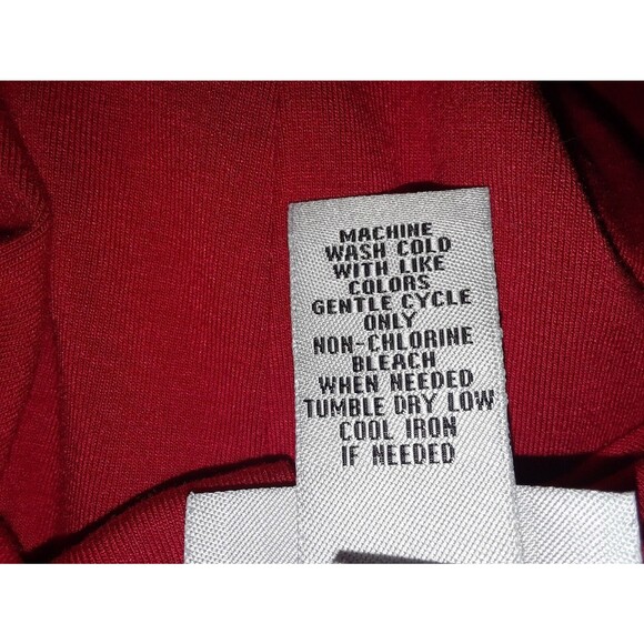 Catherines Dress size 14 Twist-Knot Midi Short Sleeve Dress Red - Picture 7 of 7